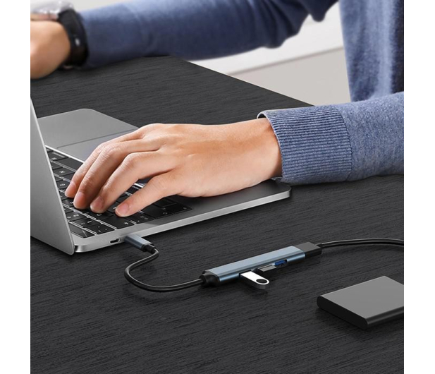 Qoltec USB-C 3x USB 2.0, 1x USB 3.0 - 1213289 - zdjęcie 5